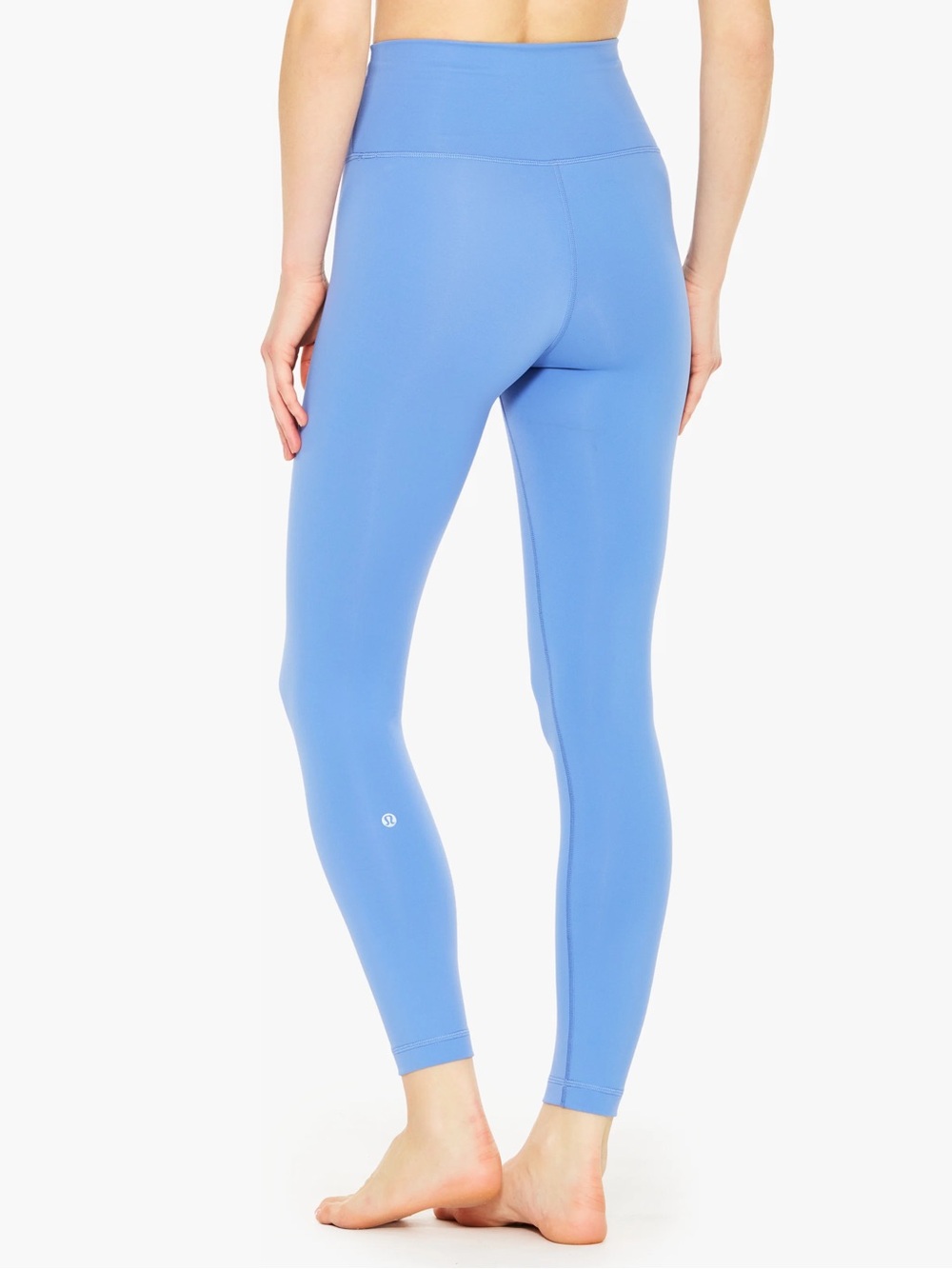 Blue Lululemon Wunder Train Leggings
